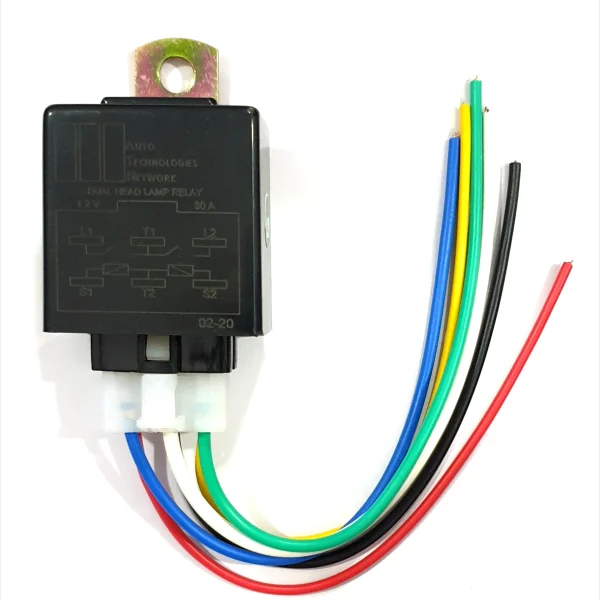 500W Dual Headlight Relay Harness Kit
